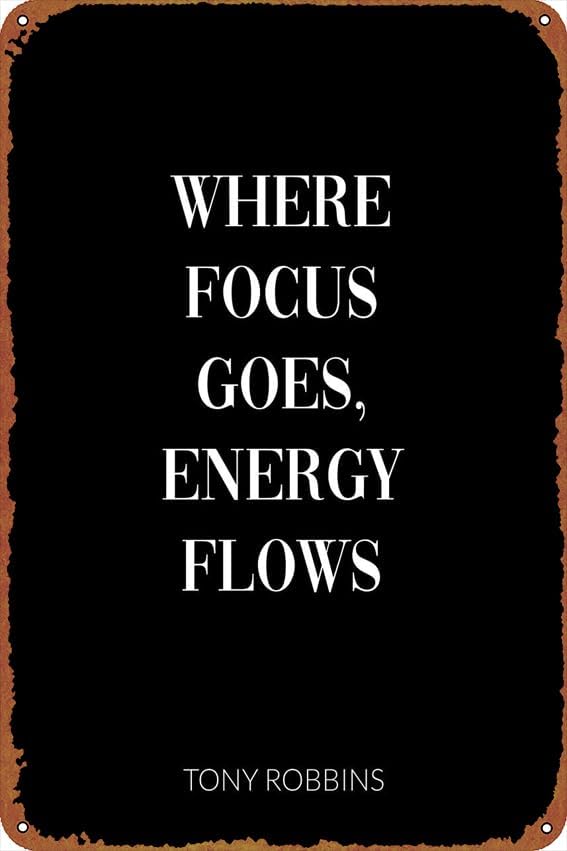 Home Improvement Quotes - Tony Robbins Quote Self-Improvement Posters Vintage