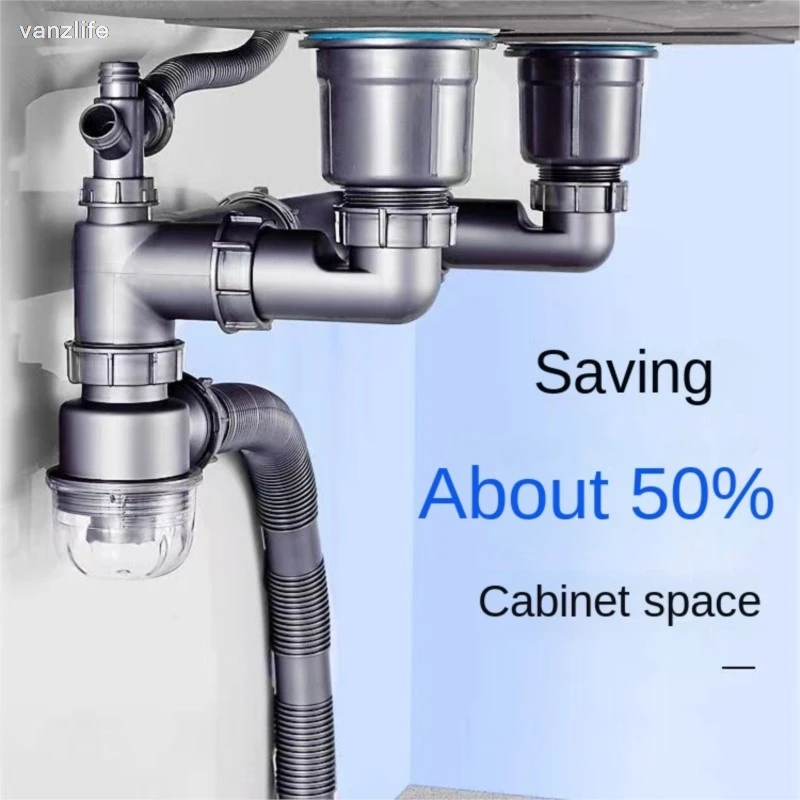 Home Improvement Kitchen - Kitchen Sink Drainer Set Vegetable Basin