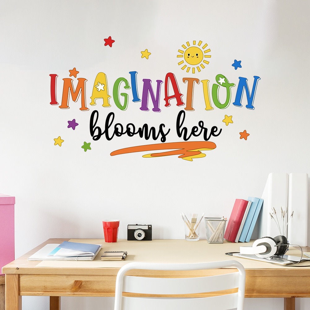 Home Improvement Quotes - Colorful English phrase wall stickers for