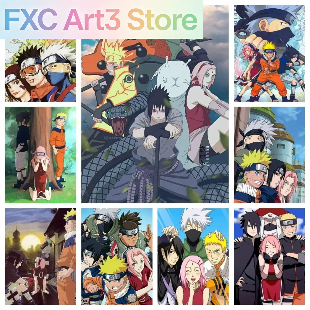 Home Improvement Kids - Frameless 1pc Naruto Class Seven New