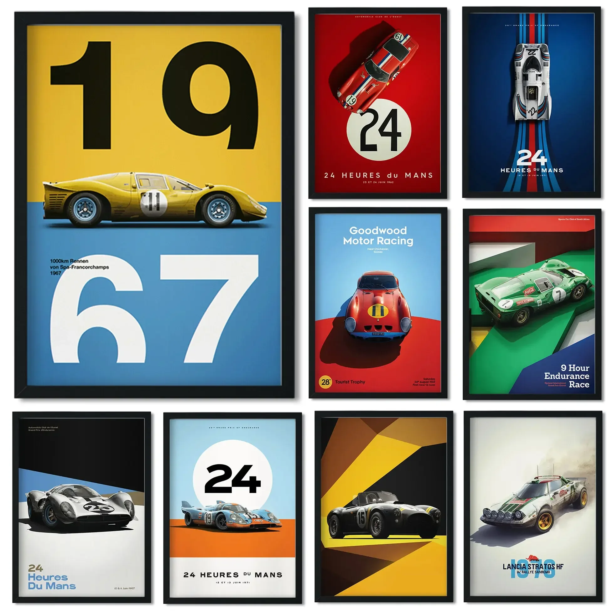 Retro Cars Poster Aesthetics 2 - Home Improvement Quotes 评论和价格