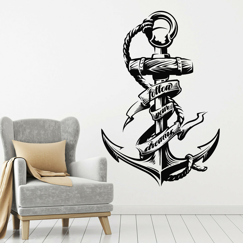 Nautical anchor Wall Decal Ins - Home Improvement Quotes 评论和价格