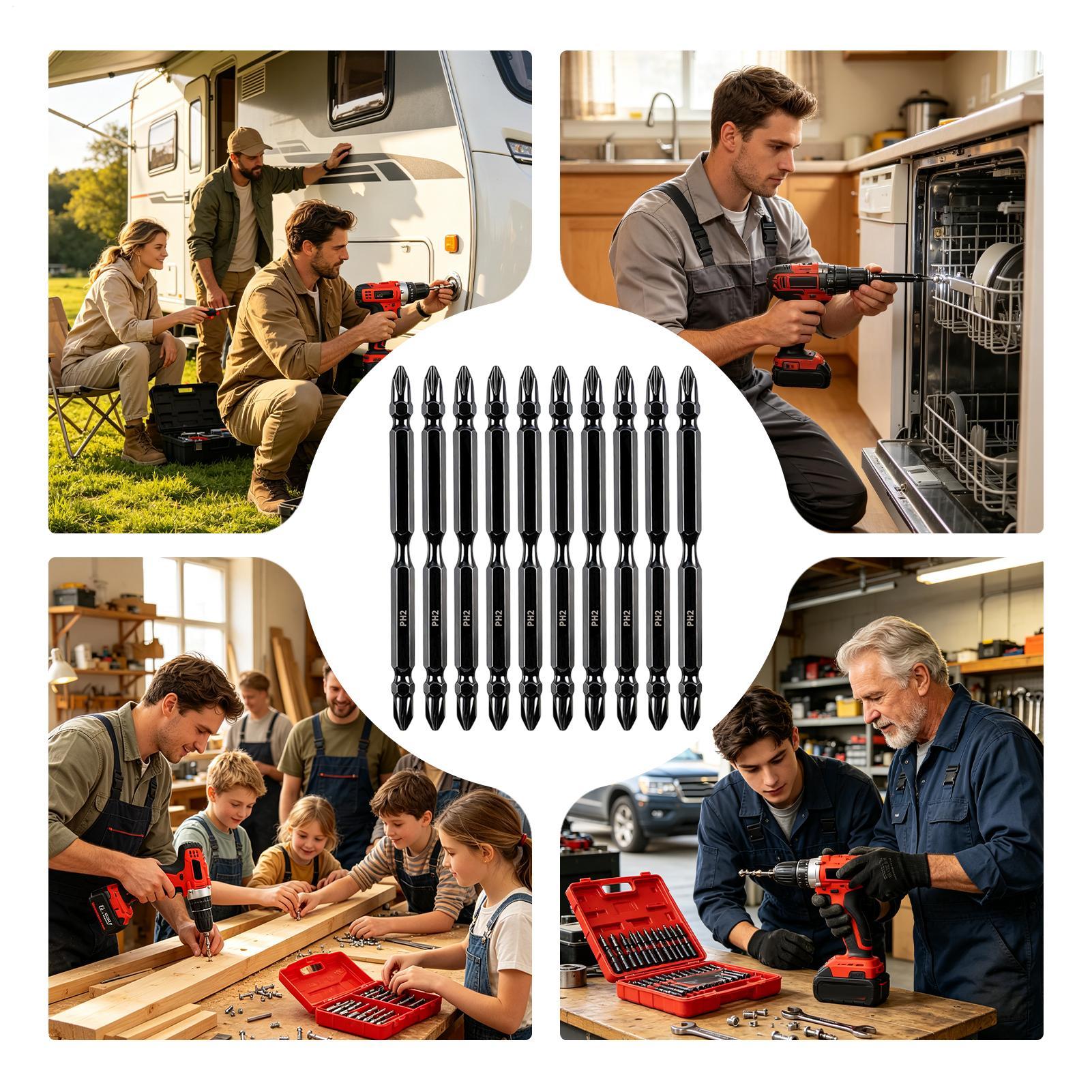 Magnetic Bits For Drill Double - Drill Bit Set 评论和价格