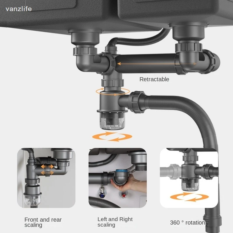 Kitchen Sink Drainer Set Veget - Home Improvement Kitchen 评论和价格