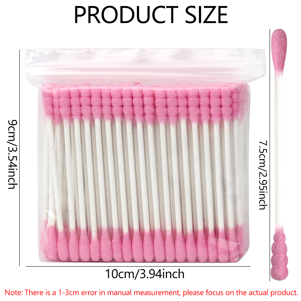 100/500pcs Cotton Swabs Spiral - Wood Filler Stick 评论和价格