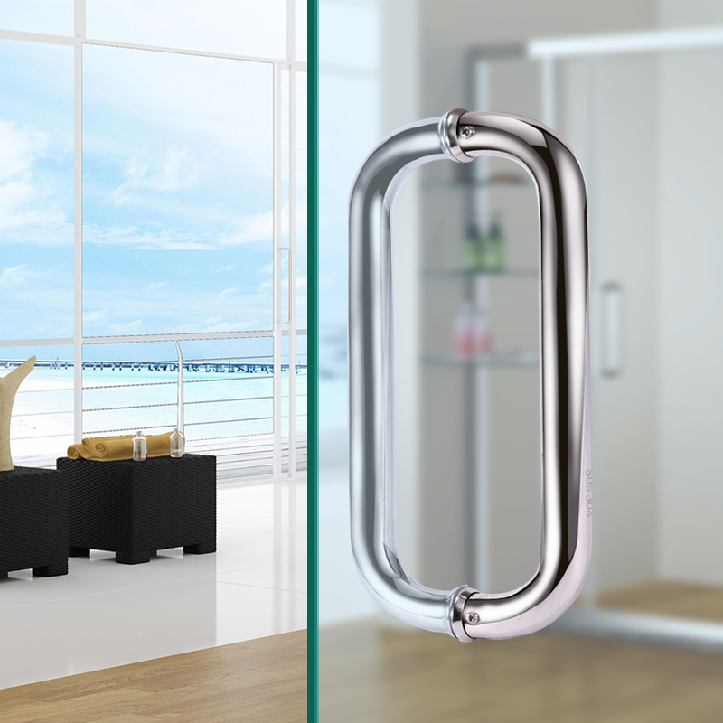 1 Pair Stainless Steel Glass D - Home Improvement Materials 评论和价格