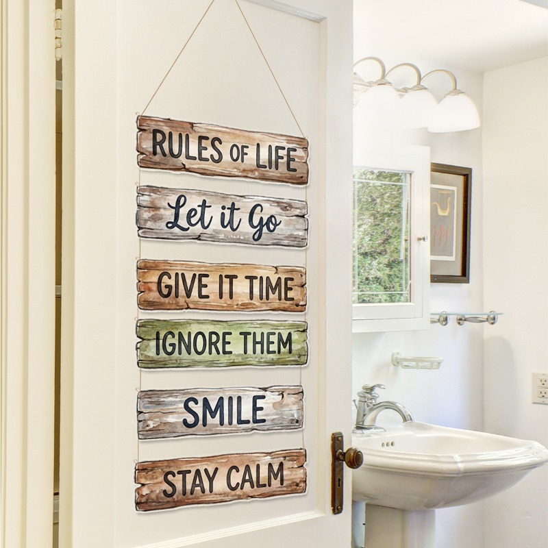 Rules of life Inspirational Qu - Home Improvement Quotes 评论和价格