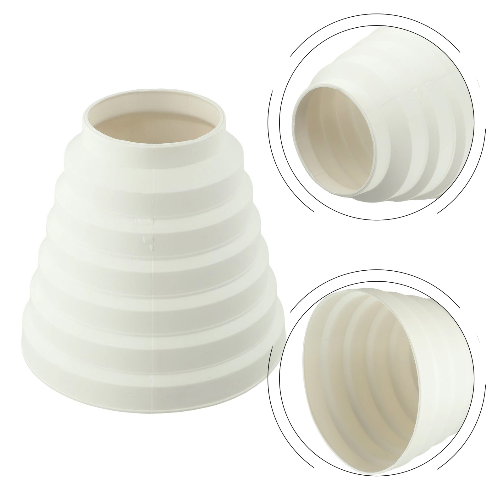 1pc Pipe For 80-150mm Round Ai - Home Improvement Materials 评论和价格