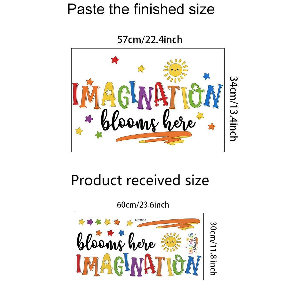 Colorful English phrase wall s - Home Improvement Quotes 评论和价格