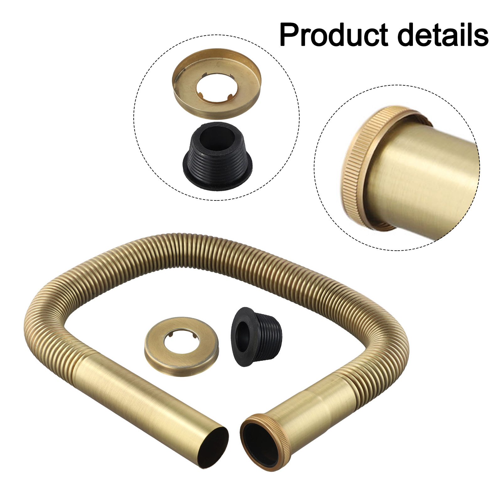 1pc Flexible Hose Brass Hose S - Home Improvement Kitchen 评论和价格