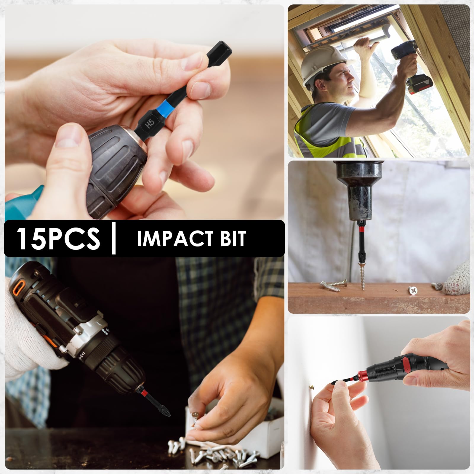 Rafford 15PCS Impact Ready Mag - Drill Bit Set 评论和价格