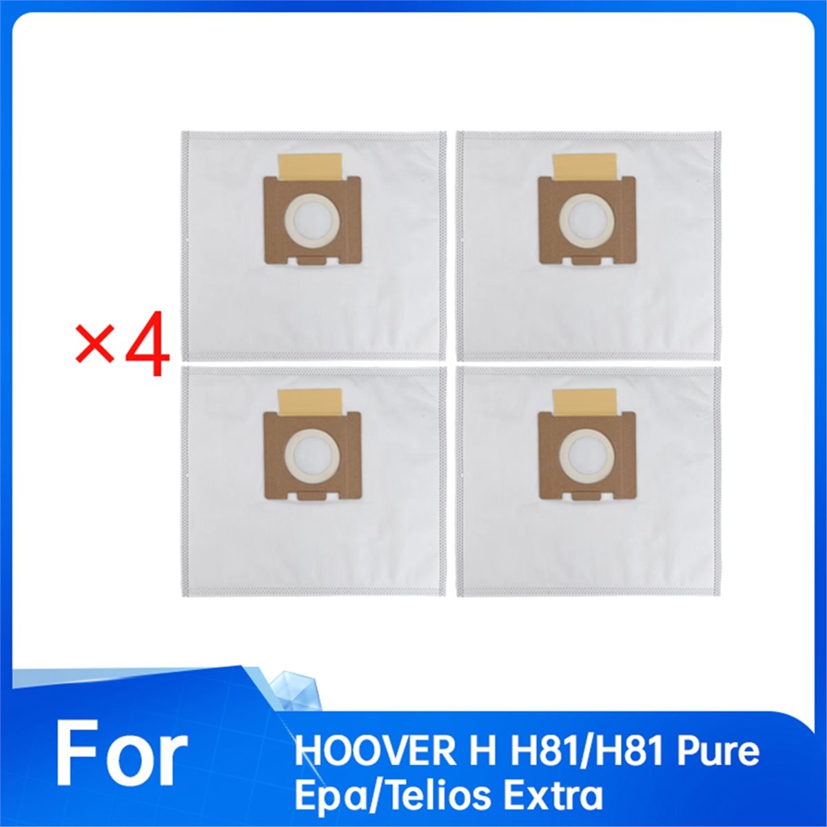 (ABJZ) 4Pcs Dust Bag for HOOVE - Home Improvement Materials 评论和价格
