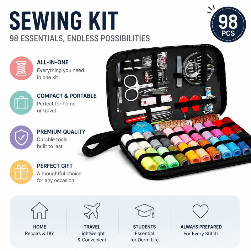 68/98PCS Sewing Accessories To - Home Improvement Tools 评论和价格
