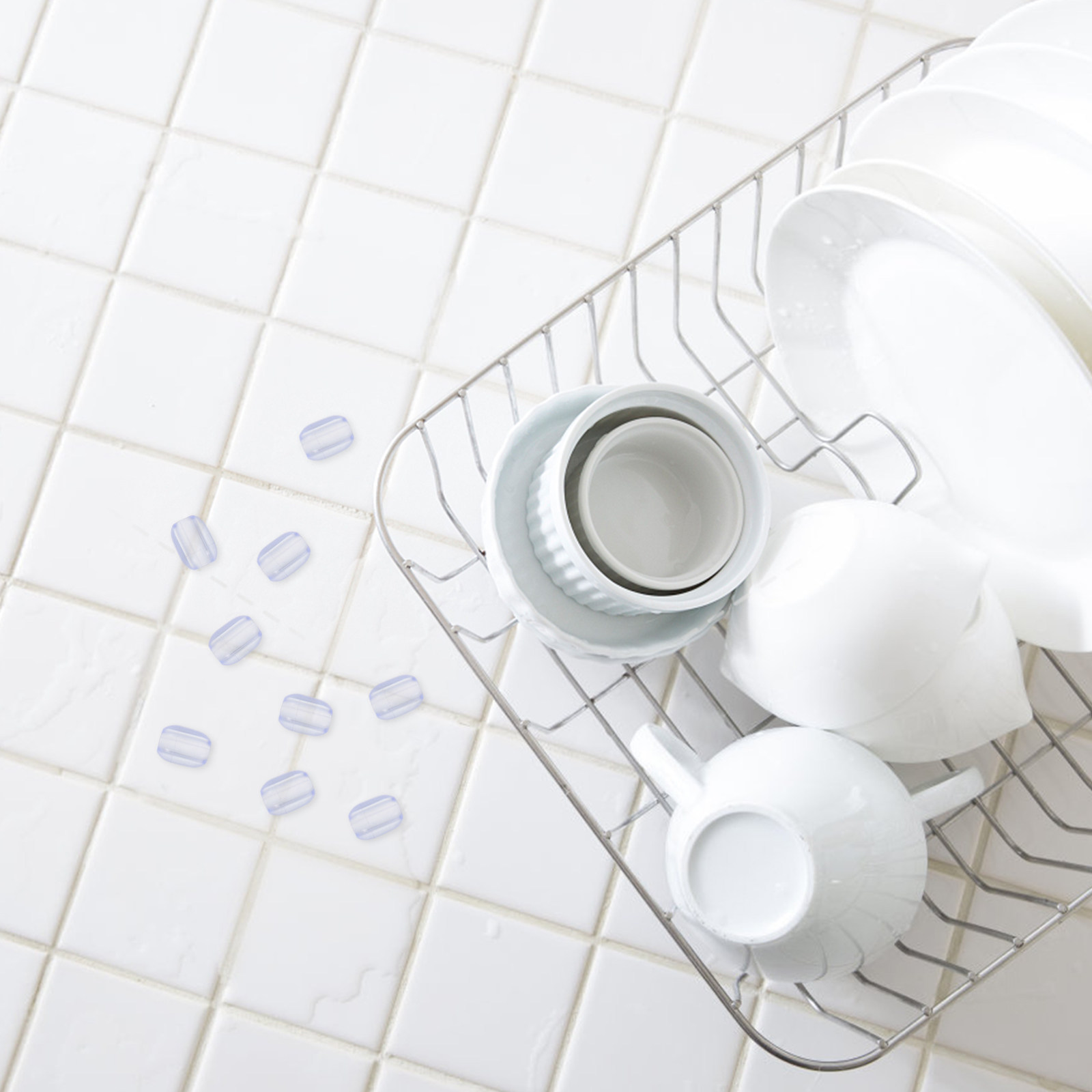 10Pcs Rubber Sink Rack Feet Pr - Home Improvement Kitchen 评论和价格