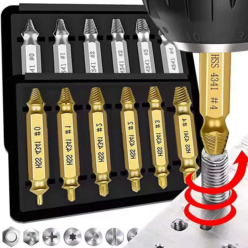 Damaged Broken Screw Extractor - Drill Bit Set 评论和价格